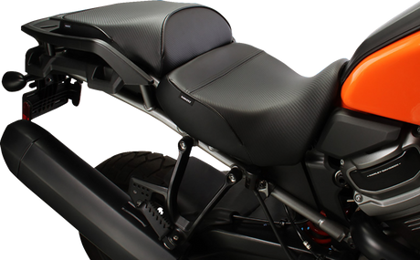 Sargent SHD-1921-19 Two-Piece Seat - Low - CarbonFX - Pan America '21-'26 | Street