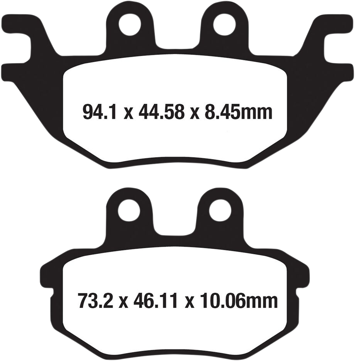 EBC FA-R Series Sintered Rear Brake Pads - FA686R (Kawasaki Mule PRO-FXT / Mule PRO-FXT Ranch / Mule PRO-FXR 1000 2015–2024)