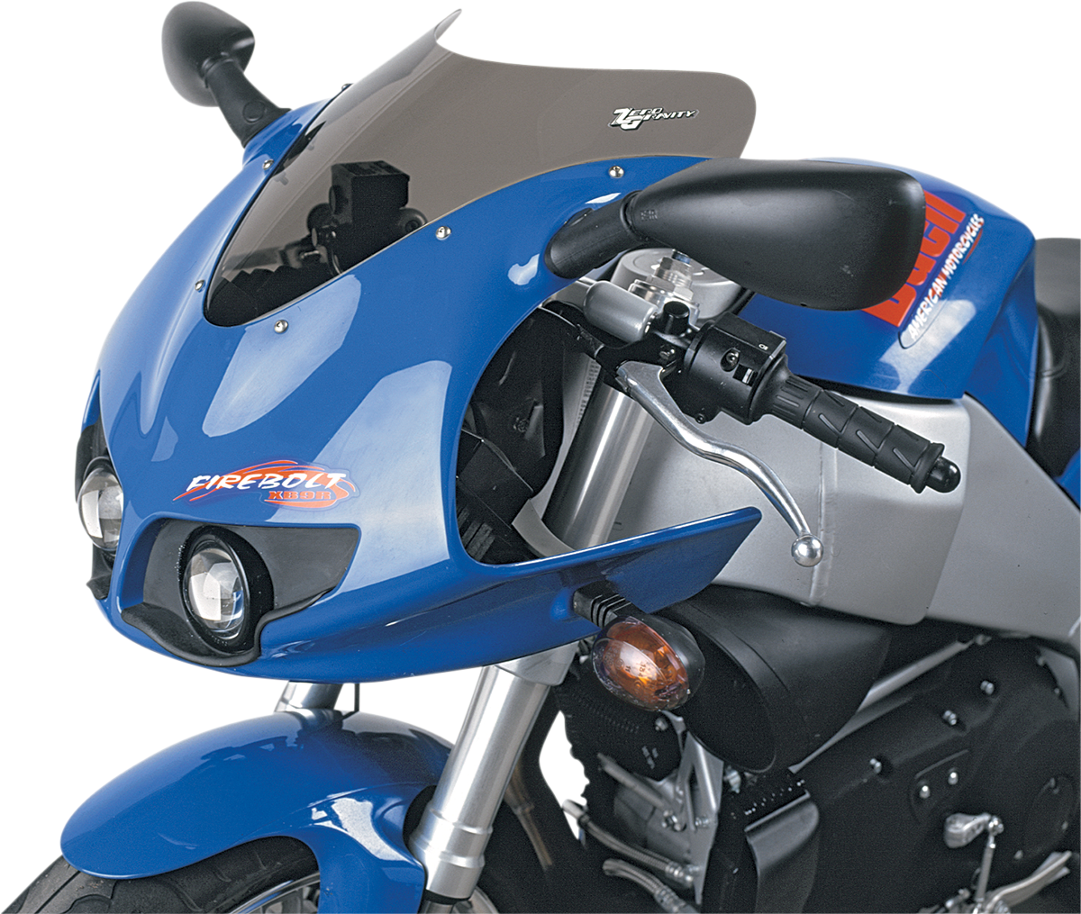 Zero Gravity 20-855-19 Windscreen - Dark Smoke - Firebolt | Street