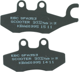 EBC SFA Series Organic Base Brake Pads - SFA353 (Piaggio / Vespa / Aprilia 2004–2023)
