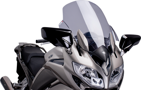 Puig Hi-Tech Parts 6483H Touring Windscreen - 22" - Smoke - Yamaha | Street