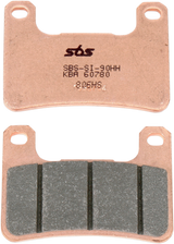 SBS HS Series Sintered Front Brake Pads - 806HS (Suzuki GSX-R600 / Kawasaki Ninja ZX-10R 2004–2026)