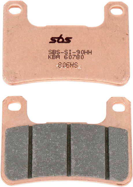 SBS HS Series Sintered Front Brake Pads - 806HS (Suzuki GSX-R600 / Kawasaki Ninja ZX-10R 2004–2026)