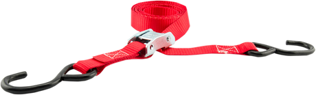 Erickson 05605 Tie-Down Straps - Cam Buckle - 1" x 5-1/2' - Red - 4 Pack | ATV/UTV/Off-Road