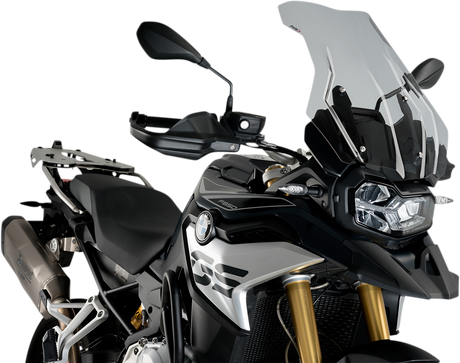 Puig Hi-Tech Parts 3595H Touring Windscreen - 21-1/4" - Smoke - BMW | Street