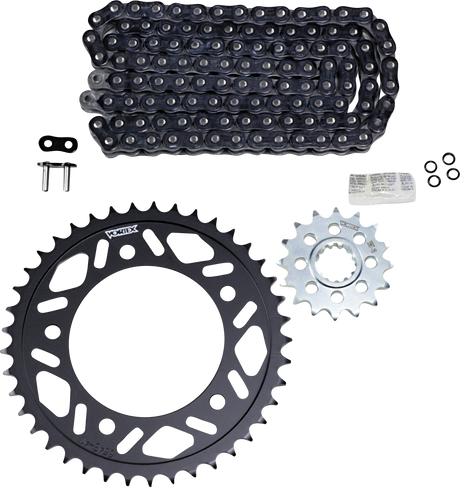 VORTEX CK6378 Chain and Sprocket Kit - WSS - Black - Yamaha YZF-R1/M | Street