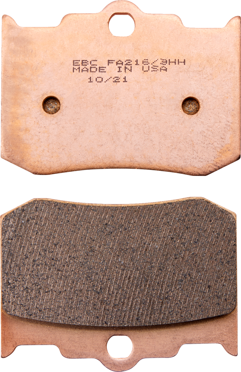 EBC FA-HH Series Sintered Brake Pads - FA216/3HH (Indian Chief / Spirit / Scout 2002–2003)