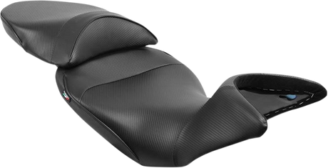 Sargent WS-614-19 World Sport Performance Seat - Black - Carbon FX - Regular - Multistrada '10-'14