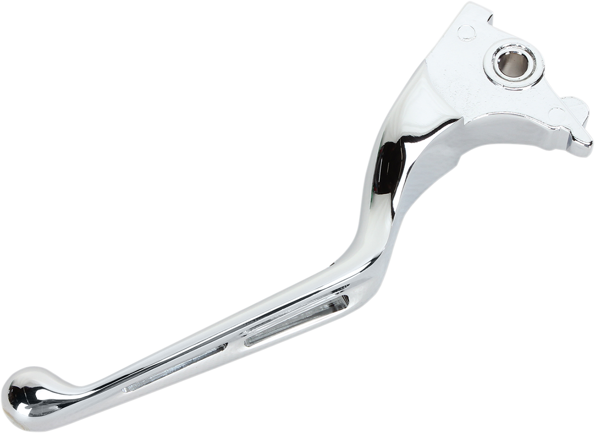 DRAG SPECIALTIES 0614-0811 Slotted Wide Blade Replacement Brake Lever - Chrome | Street
