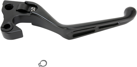 DRAG SPECIALTIES 0613-0947 Slotted Wide Blade Replacement Clutch Lever - Black | Street