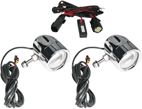 Custom Dynamics LED Fog Light - BCM - Chrome PB-FOG-BCM-C - Cycle City Outdoors
