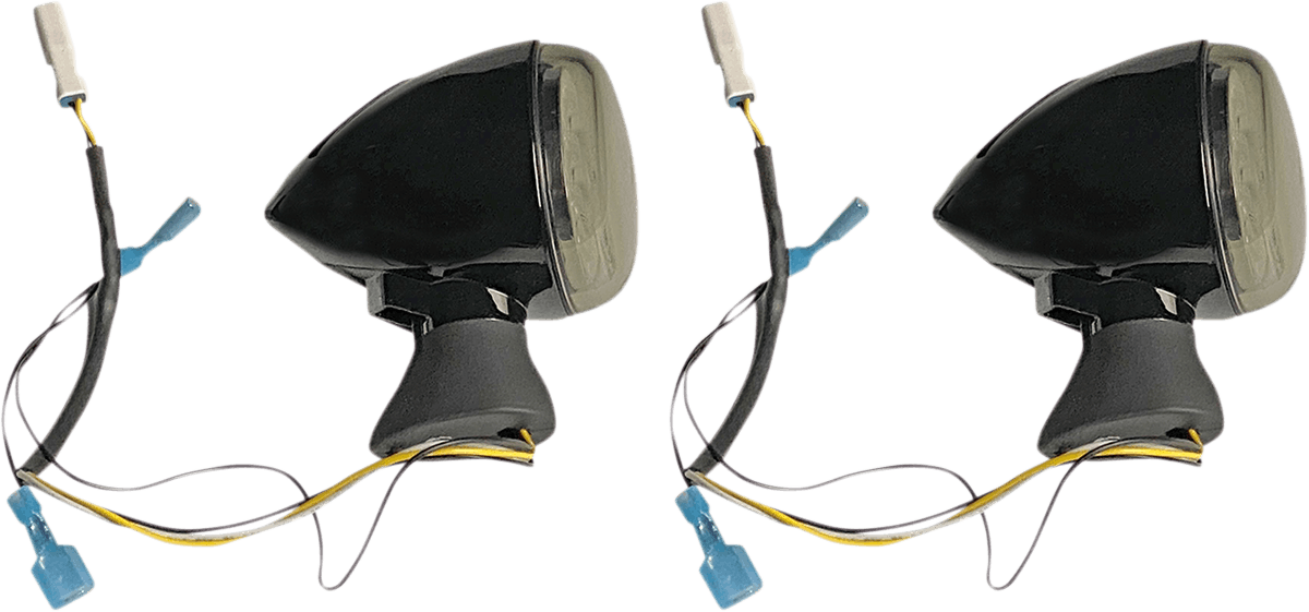 Custom Dynamics Front LED Turn Signal - Black - Scout PB-SCOUT-AW-BS - Cycle City Outdoors