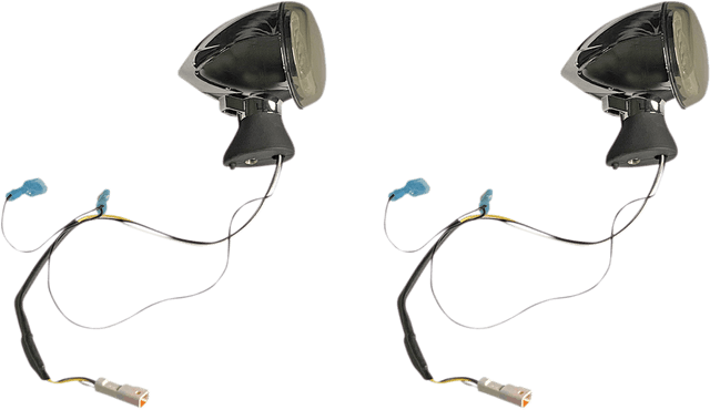 Custom Dynamics Front LED Turn Signal - Chrome - Scout PB-SCOUT-AW-CS - Cycle City Outdoors