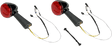 Custom Dynamics Rear LED Turn Signal Ringz - Black - Scout PB-SCOUT-RR-BR - Cycle City Outdoors