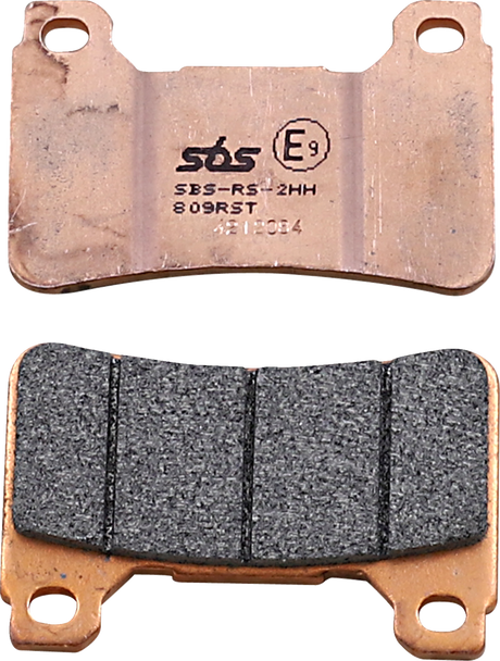 SBS RST Sintered Front Brake Pads - 809RST (Honda CBR600RR / CBR1000RR / Interceptor DLX 2006–2018)