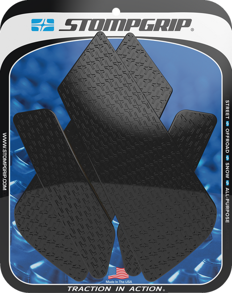 STOMPGRIP 55-14-0174B Tank Grips - Icon - Black - BMW - F/M/S '20-'24 | Street - BLACK