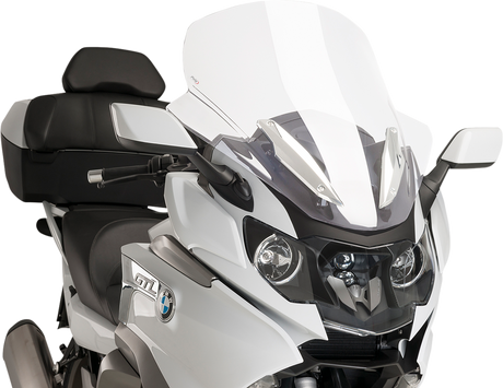 Puig Hi-Tech Parts 9512W Race Windscreen - 27-1/2" - Clear - BMW | Street