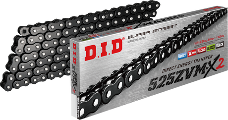 DID 525ZVMX2B120 525 ZVM-X2 - Drive Chain - 120 Links - Black | Street