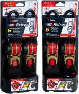 Caliber 13412 Retrax 6' Self Rewind Tie | Adventure/ATV/UTV