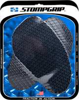 STOMPGRIP 50-14-0001B Tank Grips - Icon - Large - Black - Universal | Street