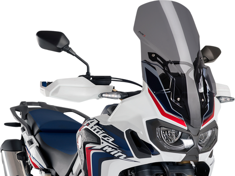 Puig Hi-Tech Parts 8905F Touring Windscreen - 23-1/4" - Dark Smoke - CRF1000 | Street