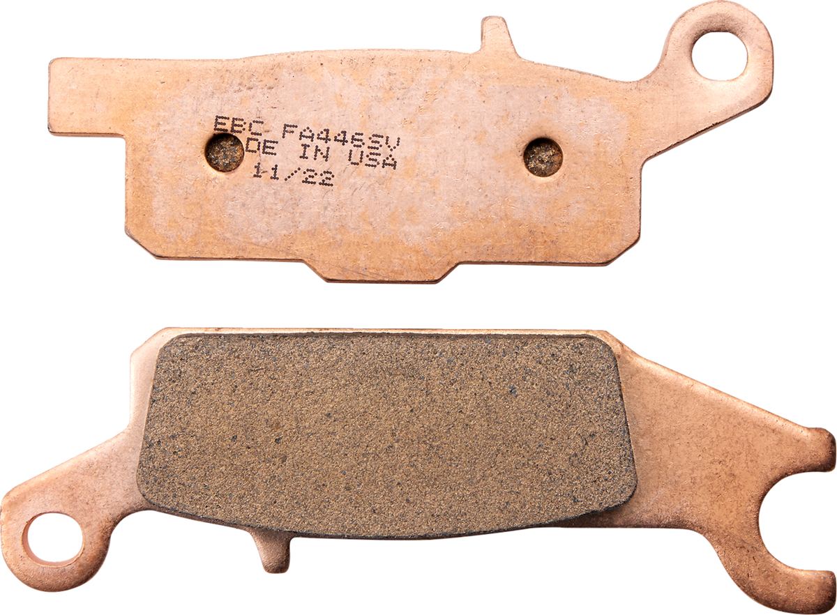 EBC FA-SV Series Sintered Rear Right Brake Pads - FA446SV (Yamaha Grizzly FI 4x4 Auto / Grizzly / YFM 700 Grizzly AT FI 2007–2018)