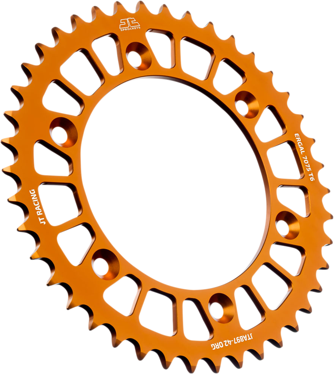 JT SPROCKETS JTA897.42ORG Rear Sprocket - Orange - 42-Tooth | Adventure/Off-Road