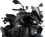 Puig Hi-Tech Parts 21361F New Generation Sport Windshield - 14" - Dark Smoke - MT-10/SP | Street