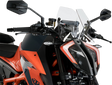 Puig Hi-Tech Parts 20425W New Generation Windscreen - 10-1/2" - Clear - 1290 Super Duke R | Street