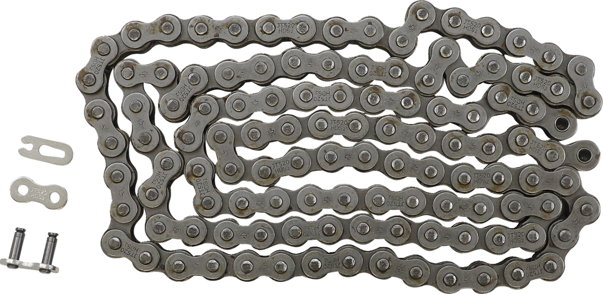 JT CHAINS JTC520HDS118SL 520 HDS - Ultimate Competition Chain - Steel - 118 Links | Adventure/ATV/UTV