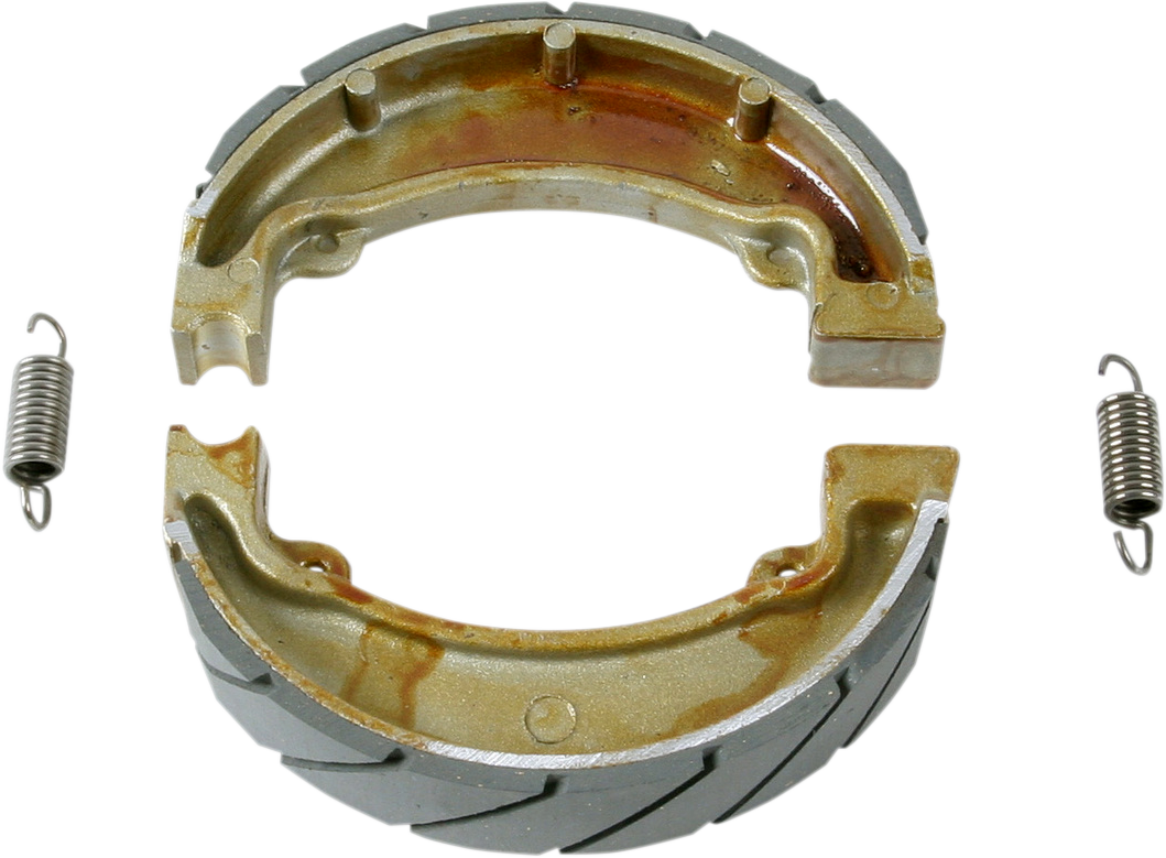 EBC "G" Grooved Organic Base Brake Shoes - 330G (Honda / E-TON / Can-Am 1979–2009)