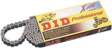 DID M520ZVMXX120Z 520 ZVM-X - Drive Chain - 120 Links - Natural | Adventure/Street
