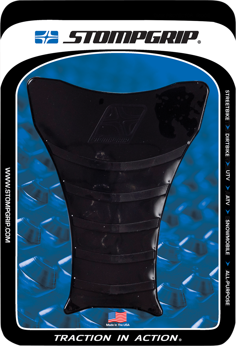 STOMPGRIP 51-01-2010B Tank Protector - Center - Ridge - Black - Universal | Adventure/Street