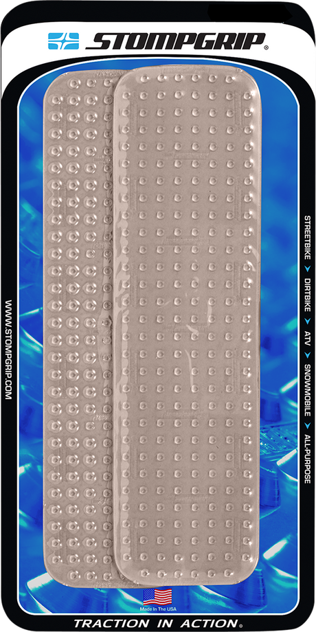 STOMPGRIP 33-10-0002C Grip Tape - Strips - Volcano - Clear | Adventure/Off-Road