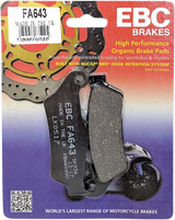 EBC FA Series Organic Base Brake Pads - FA643 (Harley-Davidson Street 500 / Street 750 / Street Rod 2014–2020)