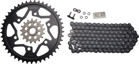 VORTEX CK5154 Chain and Sprocket Kit - WSS - Black - Suzuki GSX-R750 | Street