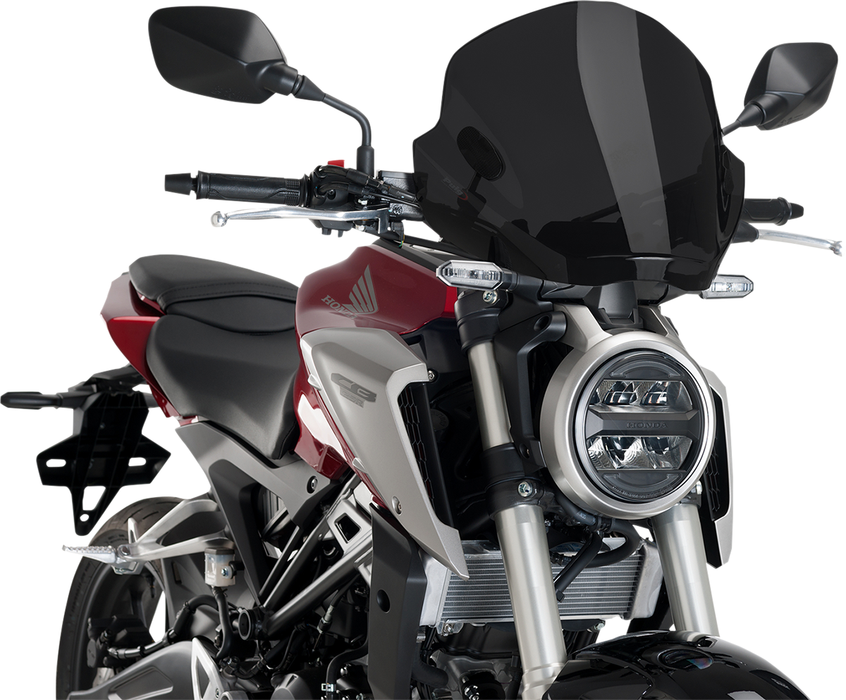 Puig Hi-Tech Parts 5022F Trend Windscreen - ER5 - Dark Smoke | Street