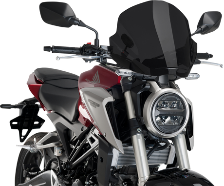 Puig Hi-Tech Parts 5022F Trend Windscreen - ER5 - Dark Smoke | Street