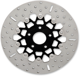 EBC Custom Stainless Steel Rear Brake Rotor - RSD019BLK (Harley-Davidson 1992–1999)