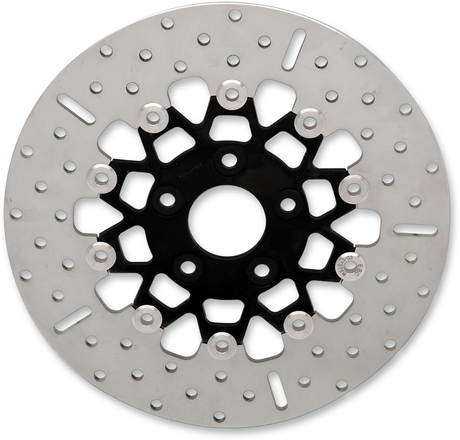 EBC Custom Stainless Steel Rear Brake Rotor - RSD019BLK (Harley-Davidson 1992–1999)