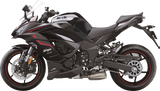 STOMPGRIP 55-10-0178B Tank Grips - Volcano - Black - Kawasaki - Ninja '20-'24 | Street