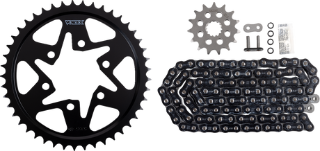 VORTEX CK5172 Chain and Sprocket Kit - WSS - Black - Suzuki GSF-1220 | Street