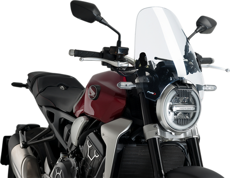 Puig Hi-Tech Parts 0336W Custom II Windshield - Clear - X11 | Street
