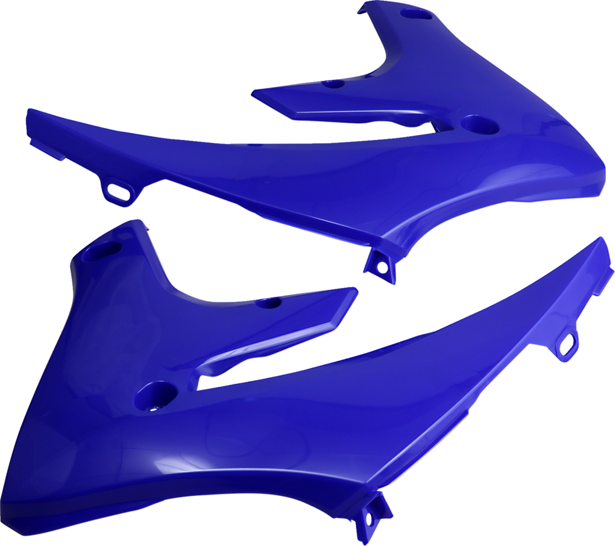 Cycra 1CYC-1784-62 PowerFlow Shrouds - Blue - Yamaha - YZ/WR '18-'24 | Off-Road