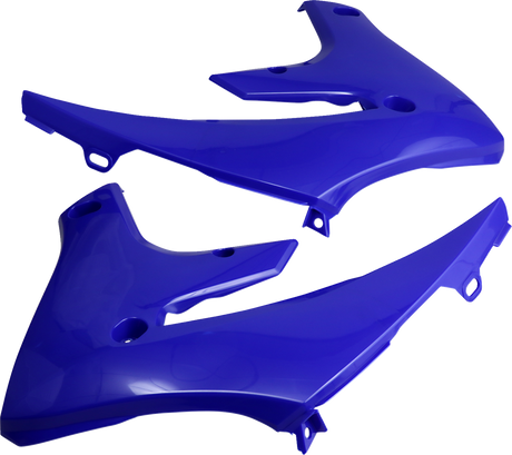 Cycra 1CYC-1784-62 PowerFlow Shrouds - Blue - Yamaha - YZ/WR '18-'24 | Off-Road