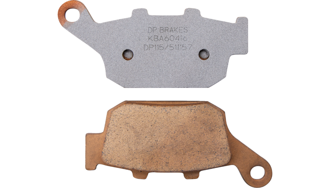 DP Brakes Standard Sintered Rear Brake Pads - DP115 (Triumph Bonneville Scrambler Tiger / Honda CB CBR NC / Kawasaki Z900 Versys / Buell 1988–2026)