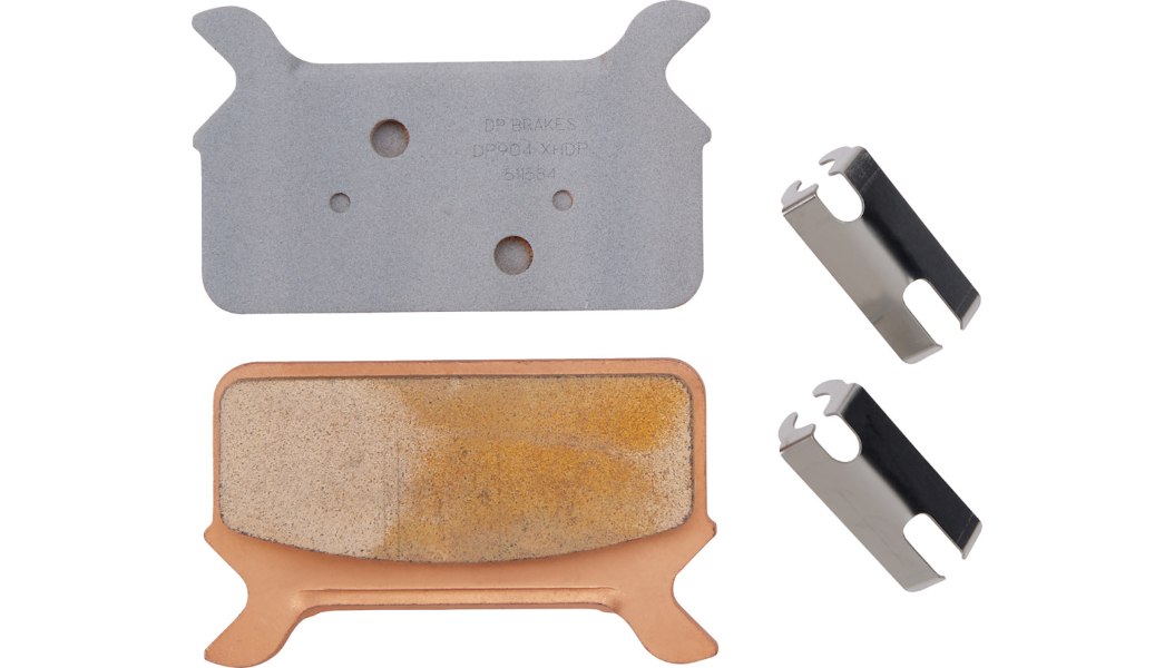 DP Brakes Sintered Rear Brake Pads - DP904 (Harley-Davidson Electra Glide Road King Road Glide Tour Glide FL Touring 1986–1999)