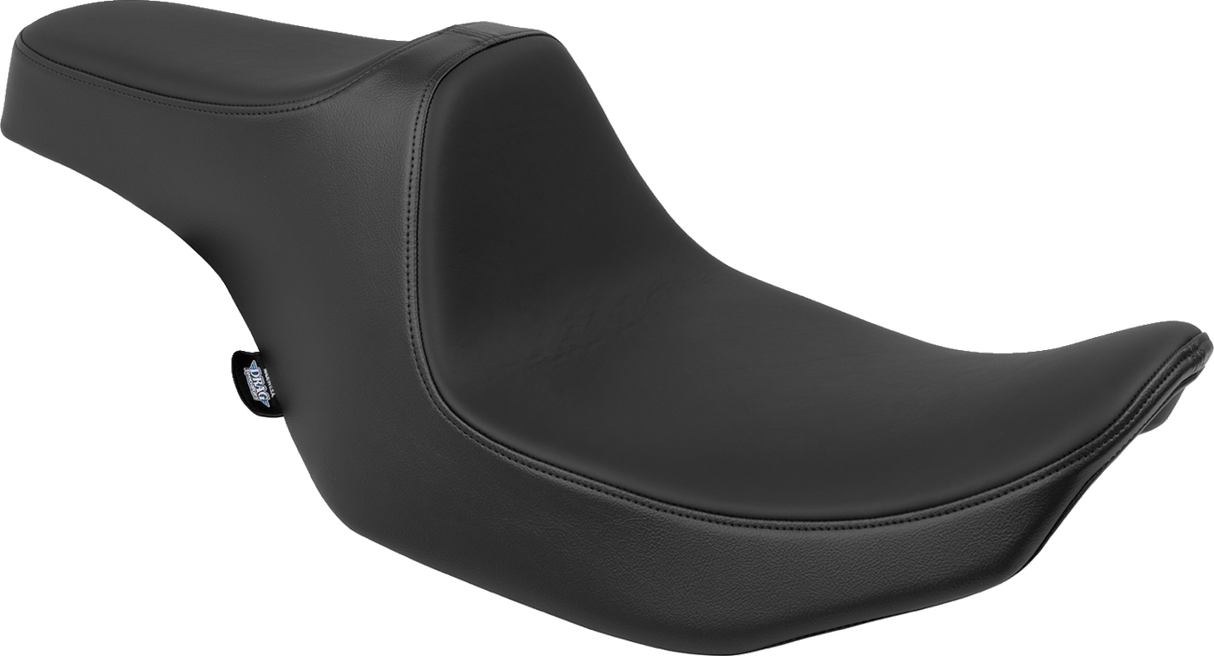 DRAG SPECIALTIES Predator III Seat - Smooth - Black Solar Leather - FLT/FLH '23-'24 4686E