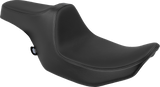 DRAG SPECIALTIES Predator III Seat - Smooth - Black Solar Leather - FLT/FLH '23-'24 4686E