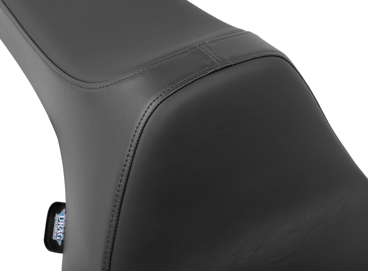 DRAG SPECIALTIES Predator III Seat - Smooth - Black Solar Leather - FLT/FLH '23-'24 4686E